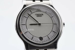 セイコー クレドール デイト ラウンド 8J86-6A00 クオーツ メンズ 腕時計 SEIKO CREDOR