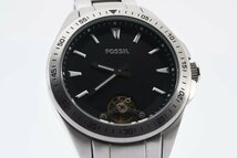 フォッシル ラウンド シルバー 自動巻き メンズ 腕時計 FOSSIL_画像2