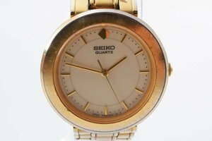 稼働品 セイコー ラウンド 5Y95-6110 クォーツ メンズ 腕時計 SEIKO