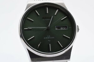 稼働品 セイコー エンブレム デイデイト ラウンド 2409-0040 自動巻き メンズ 腕時計 SEIKO