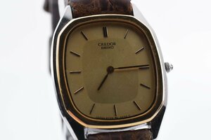 セイコー クレドール スクエア ゴールド 6730-5120 クォーツ レディース 腕時計 SEIKO CREDOR