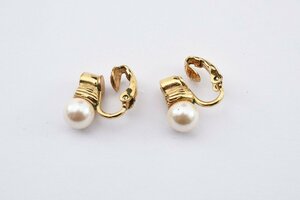 美品 ディオール アクセサリー まとめ 2点 小物 ゴールド パール ChristianDior