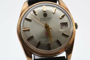  работа товар Waltham centennial Date раунд Gold самозаводящиеся часы мужские наручные часы WALTHAM