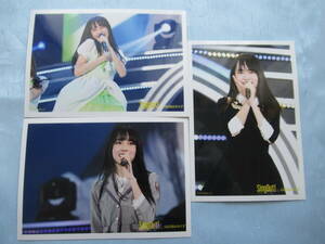 乃木坂46 生写真 賀喜遥香 3枚 CHOOSE 5 PHOTOS! Sing Out! 発売記念ライブVer.