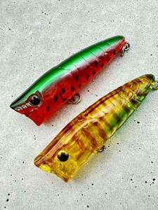 2本セット■ジップベイツZIPBAITS■ザブラタイニーポッパー　美品　黒鯛シーバス/チヌトップに