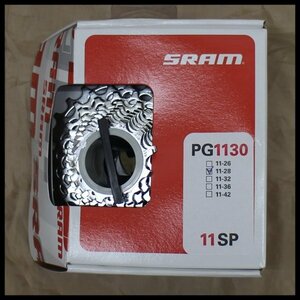 開封済み・未使用 SRAM スラム PG1130 11速 カセット スプロケット 11-28T 11SP