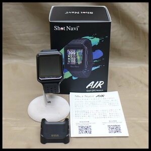 中古・美品 テクタイト Shot Navi AIR ショット ナビ エアー Golf GPS Watch ゴルフ ウォッチ GPSナビ 腕時計