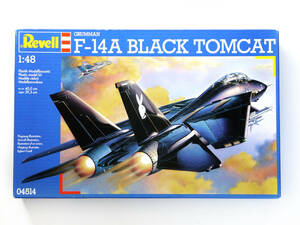 =*= 1/48 F-14A * black Tomcat * Revell America navy warplane unopened * not yet constructed 