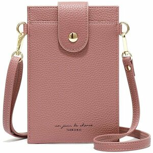 [ бесплатная доставка ] смартфон сумка [ розовый ] плечо сумка футляр для карточек плечо .. смартфон сумка модный . прогулка сумка классификация C LB-95-PK