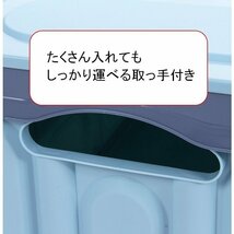 【送料無料】 収納ボックス 【ブラック】 収納ケース 折りたたみ フタ付き コンテナボックス 衣類 アウトドア おもちゃ 区分80S LB-146-BK_画像7