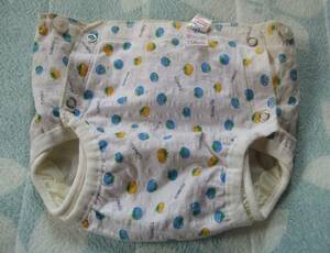  retro diaper cover ① 3 number 12 months rom and rear (before and after) 