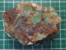 国産鉱物　藍銅鉱　奈良県三盛鉱山産　_画像4