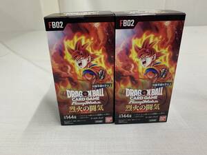 新品・未開封 ・テープ付き　ドラゴンボール　烈火の闘気 （ブースターパック）ｘ２ＢOX　ＢＡＮＤＡＩ