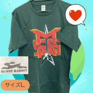 Tシャツ BUNNY RABBIT【0186-b-L】