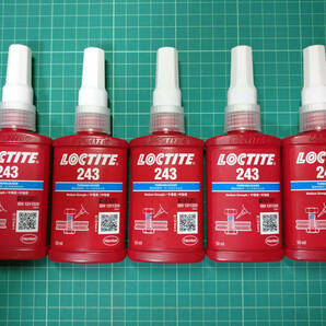 ロックタイト 243 ねじゆるみ止め用接着剤 50ml 5ヶセット 未使用 訳あり品_ LOCTITE