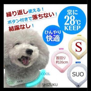*お値下げ相談歓迎です*SUO クールリング S 犬 ボタン付き