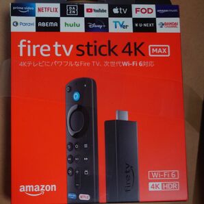 Amazon fire Fire TV stick 4K MAX wifi6 4KHDR Alexa 音声認識リモコン