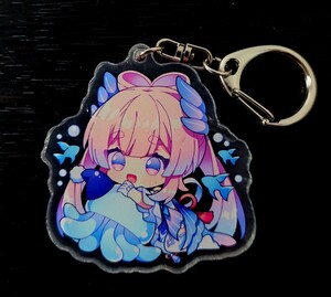 ☆希少!原神「海祇島 現人神の巫女 珊瑚宮心海」両面イラスト アクリル キーホルダー アニメ 漫画 ゲーム グッズ 美少女 萌え セクシー