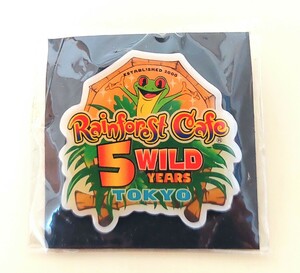 送料200円～☆未使用!東京ディズニーリゾート イクスピアリ「レインフォレストカフェ 東京 5 WILD YEARS チャチャ」ピンズ ピンバッジ 