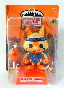 送料300円～☆未使用!CAPCOM モンスターハンター × PansonWorks ポップアクションフィギュア2「アイルー 板前スーツver.」ゲーム グッズ