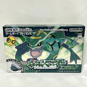 ( box opinion attached * operation verification settled )GBA Game Boy Advance Pocket Monster emerald wireless adapter GAMEBOY Pokemon Emerald