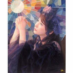 【GINZA絵画館】小野彩華 油絵６号「空の鏡」２０２０年作・少女・１点もの Z01X5H0G9F6Z7A3Iの画像3