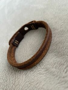  regular valuable *Abercrombie & Fitch* leather bracele / Brown / two ream / Abercrombie & Fitch / bangle 