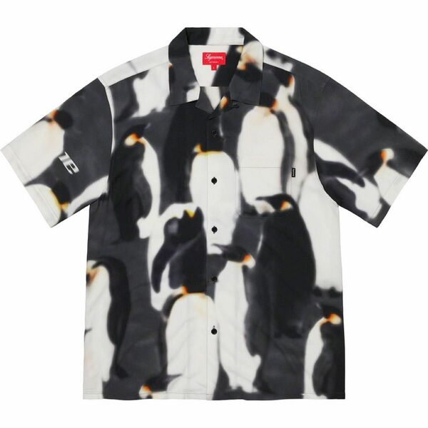 【新品】Supreme Penguins Rayon S/S Shirt 黒 S