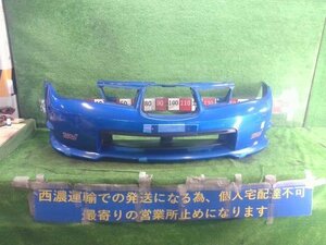 スバル インプレッサ WRXSTI F型 鷹目 GDB 純正 フロント バンパー 55504-FE020 再塗装品 凹み 取付切れ ガリ傷 ボルト折れ ★大型★