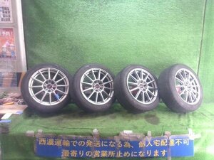 インプレッサ タイヤホイール 235/45R17 年式1820 センター溝3～4mm 1本片べり ホイール:純OP? 17x8J オフセット+50 PCD114.3 5H 佐川4個口