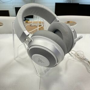 PC堂 1円 ゲーミングヘッドセット RAZER Kraken Mercury White RZ04-02830400-R3M1 W110543の画像3