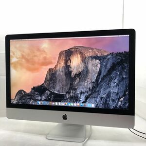 1円 Apple iMac (Retina 5K, 27-inch, Late 2014) A1419 Core i7 メモリ32GB SSD 128GB + HDD 3TB 27インチ T010432