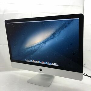 1円 【ジャンク】 Apple iMac (27-inch, Late 2012) A1419 Core i5-3470 メモリ8GB HDD 1TB 27インチ T010493【訳アリ】