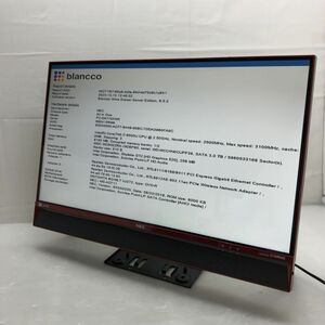 1円【ジャンク】 NEC LAVIE DA770/F PC-DA770FAR Core i7-6500U メモリ8GB HDD 3TB 24インチ T010504【訳アリ】