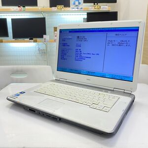 PC堂 【ジャンク】 NEC LaVie LL550 LL550VG6W Core 2 Duo P8700 メモリ4GB 15.6インチ MW00445【訳アリ】