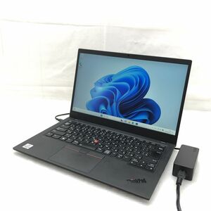 Windows11 Pro Lenovo ThinkPad X1 Carbon gen 8 20UAS3QT00 Corei5-10310U メモリ16GB NVMe 256GB 14インチ T010700