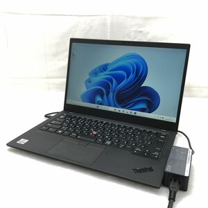Windows11 Pro Lenovo ThinkPad X1 Carbon Gen 8 20UAS3QT00 Core i5-10310U メモリ16GB NVMe 256GB 14インチ T010697