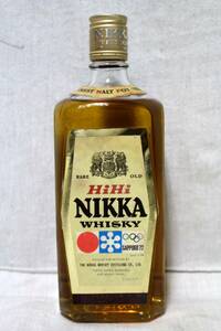 ⑬希少レア◆未開栓/古酒◆旧ボトル◆HiHi NIKKA WHISKYハイハイ ニッカ ウイスキー◆SAPPORO’72札幌72冬季オリンピック◆720ml/39％