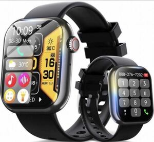 新品　防水　通話機能付　スマートウォッチ　iPhone android Bluetooth 心拍 血糖値　血圧　歩数計 腕時計