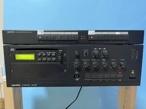 UNI-PEX ユニペックス BXシリーズ 卓上アンプ BX-120D CDプレーヤー付 アンプ スピーカー回線選択ユニット SB-100 スピーカーセレクター