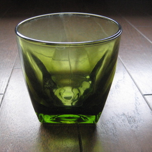 ☆ヘーゼルアトラス ロックグラス タンブラー アボカドグリーン