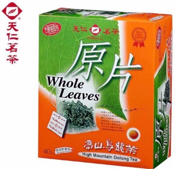 台湾お土産　天仁茗茶 原片 高山烏龍茶ウーロン茶　40パック入り箱なし