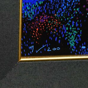 (5-4711) アイベン・ロール『サンセットフレーム』9/200 版画 シルクスクリーン 直筆サイン 紙箱 絵画 真作【緑和堂】の画像4
