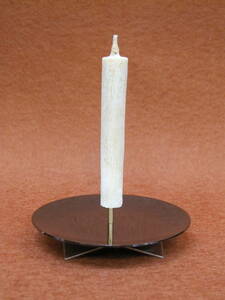 本和蝋燭　白　棒ダルマ　２本セット　　和ろうそく　和ロウソク　和蝋燭　