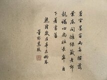 ■観心・時代旧蔵■C6155中国古書画 唐寅 文徴明 書画合璧手卷 長卷 書画長卷 水墨中国画巻物 肉筆逸品 肉筆保証品_画像9