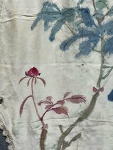 ■観心・時代旧蔵■C6064中国古書画 張大千 花卉 書画 水墨中国画 肉筆逸品 肉筆保証品_画像8