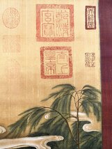 ■観心・時代旧蔵■C6047中国古書画 唐寅 人物 掛け軸 書画立軸 水墨中国画巻物 肉筆逸品 肉筆保証品_画像4