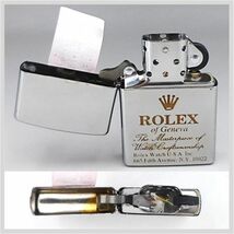 Zippo ジッポー ライター ロレックス 2021年 ★ ROLEX ノベルティ ケース 箱 冊子 タグ ディスプレイ 腕時計スタンド コレクション 1609-01_画像5