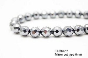 . cheap * super-rare AAA class tera hell tsu. stone bracele 64 surface mirror cut 8mm [T793-4]