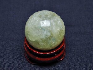 誠安◆天然石最高級品アクアマリン 丸玉 22mm [T465-538]